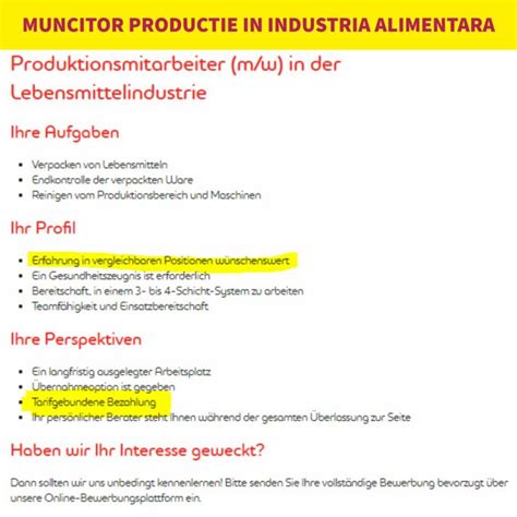 Locuri de Munca Industria alimentara • 2036 Joburi • Mai 2024.